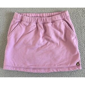 Teddy‎ Fresh Skirt Pink Mini Terry Elastic Waist Pockets Bear Patch